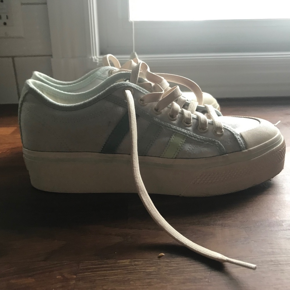 Adidas nizza platform sneakers